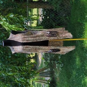 Women's leopard print vest